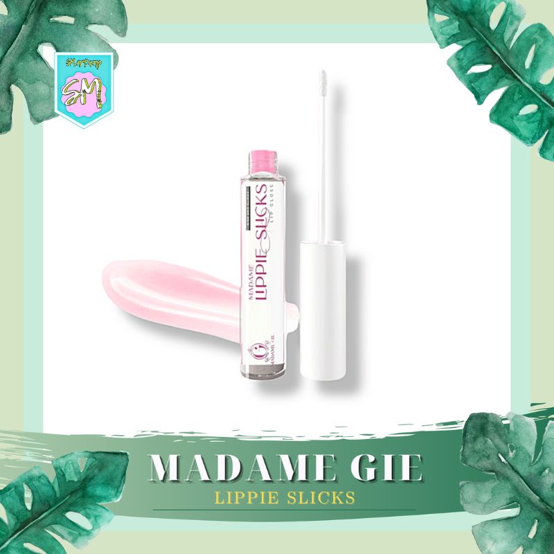 MADAME GIE Lippie Slicks | Lip Serum | Lip Gloss Makeup | Pelembab &amp; Pemerah Bibir Natural
