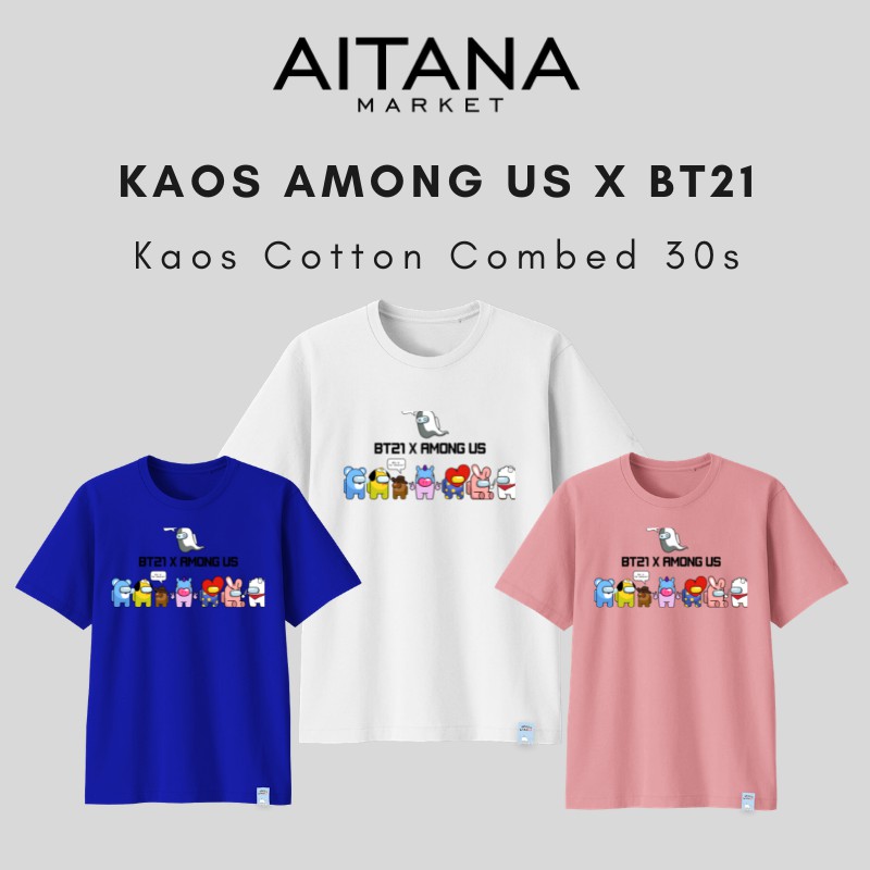 Baju Kaos Games Wanita Untuk Bayi Anak Remaja Dewasa Big Size Bahan Katun Combed 30s Aitana