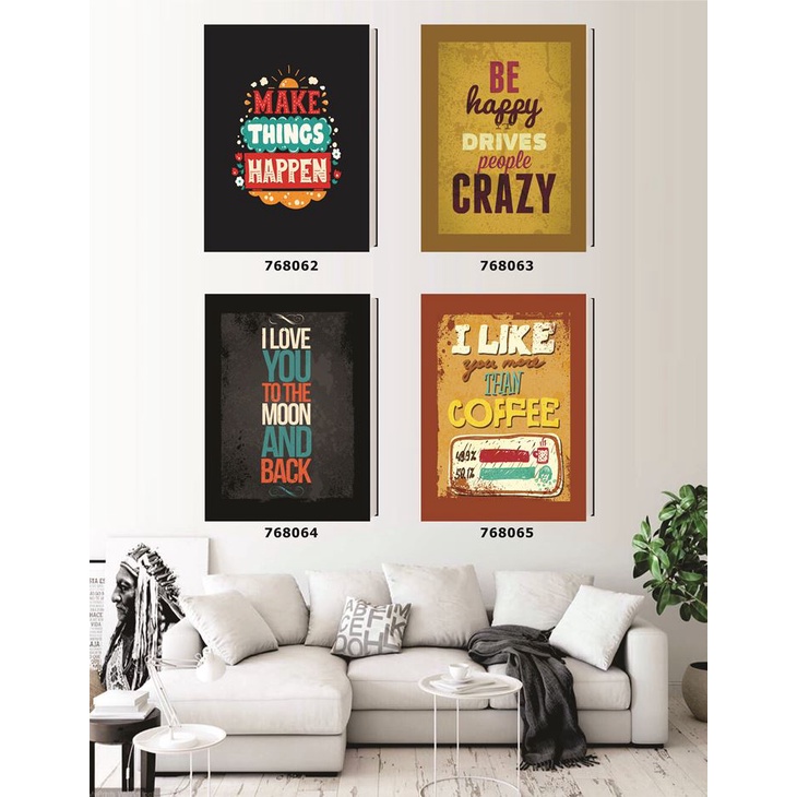 

Buku Tulis / Notebook / A5 Jepang / Typography / Set 2516