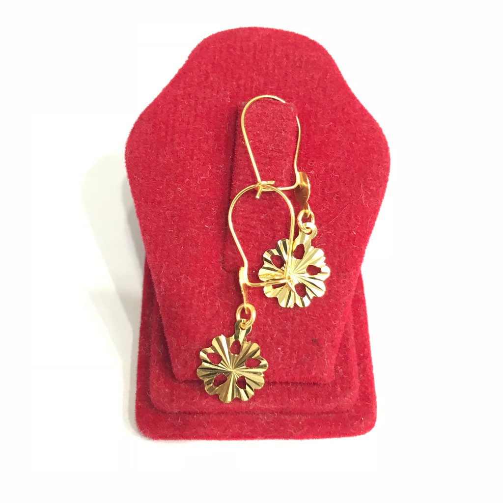 Anting Anak/Dewasa Model Kembang Gantung (Emas Asli Kadar 700)