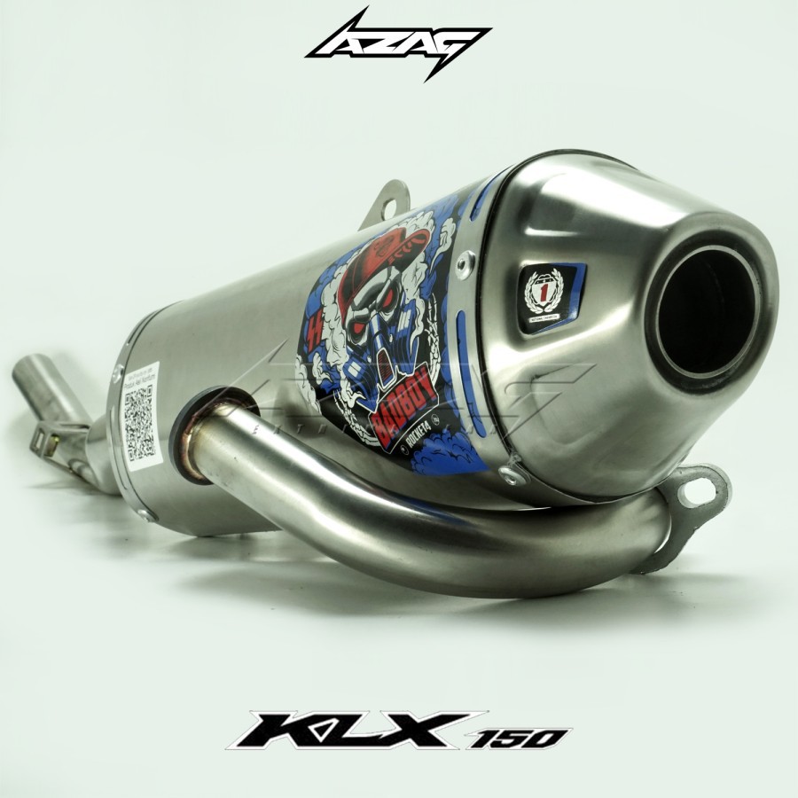 KNALPOT NORIFUMI ROCKET 4 KLX DTRACKER 150 ORIGINAL BADBOY