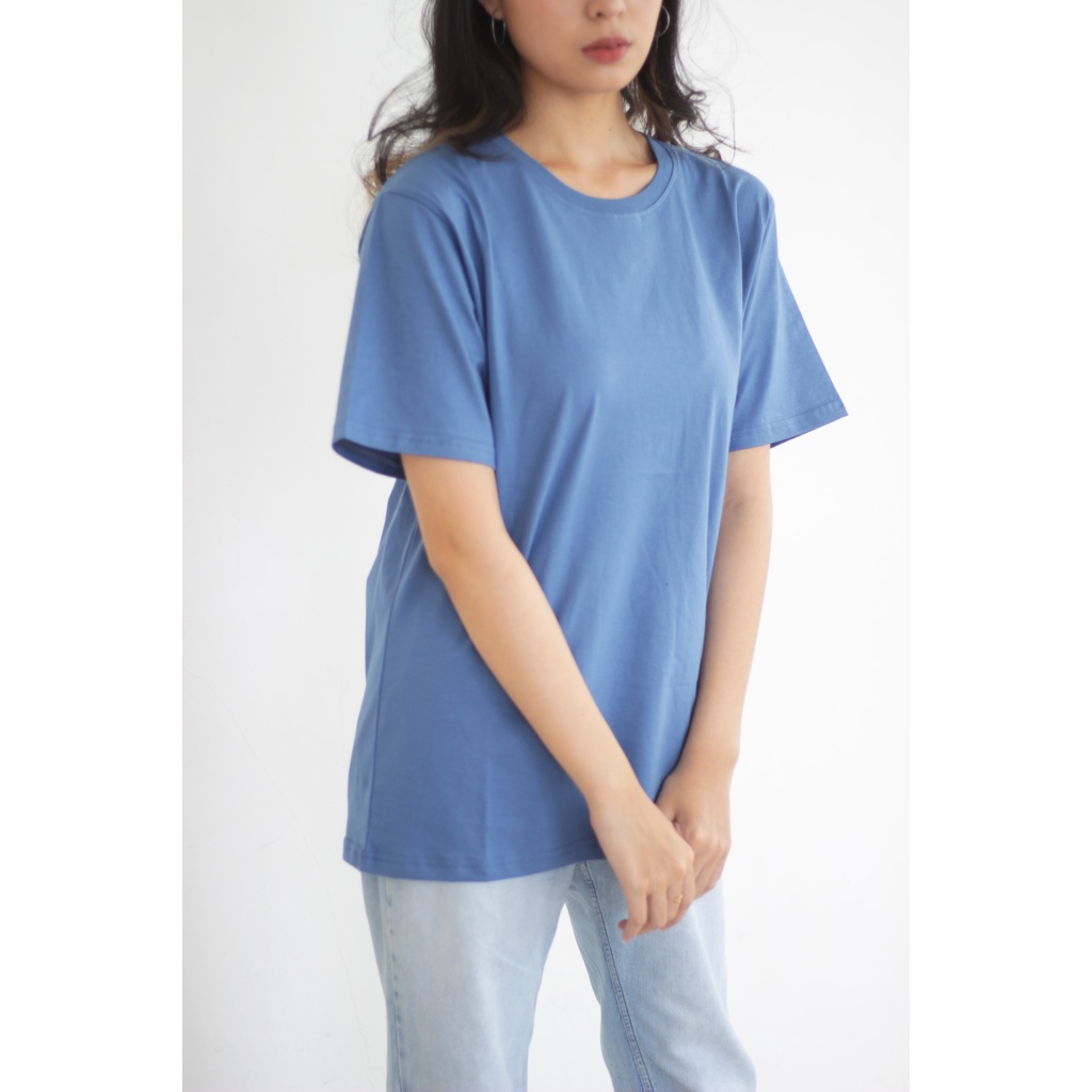 Zion Kaos Polos Basic Regular Unisex Cotton Combed 24sBest Seller  - Adem &amp; Nyaman Dipakai Harian