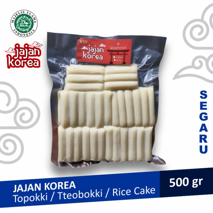 

Instant-Camilan- Toppokki | Tteokbokki | Rice Cake Jajan Korea 500 Gram -Camilan-Instant.