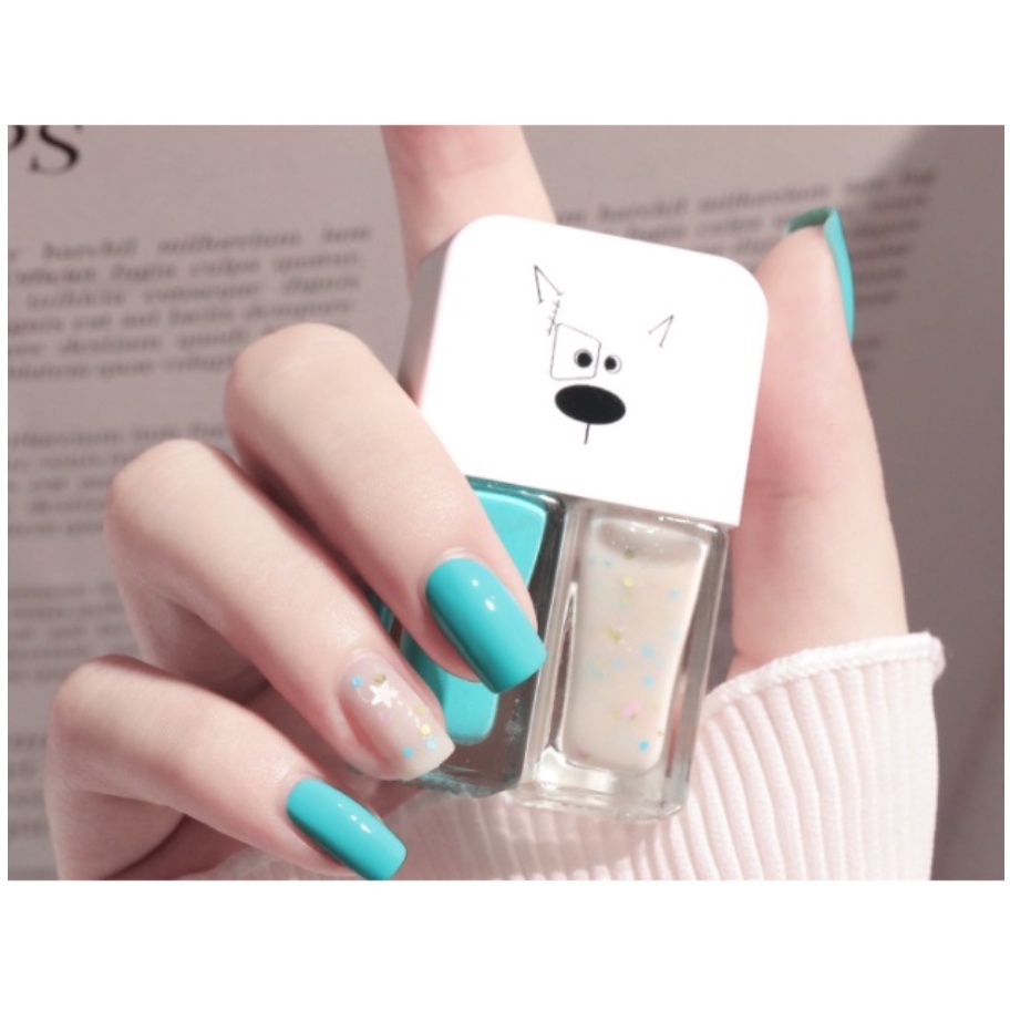 KUTEK 2IN1 NAIL POLISH IMPORT CAT KUKU 2 TONE WARNA ALA KOREA / KUTEK HALAL