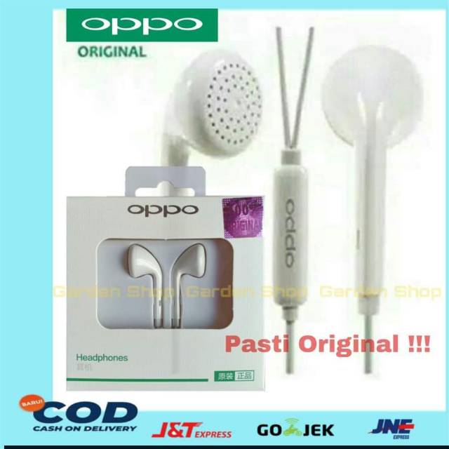 [ ORI 100%] Headset Oppo Original / Headset Oppo F9 F7 F5 F5 plus F3 plus F1 F1s F1plus A37 A83 A71 A3s A7