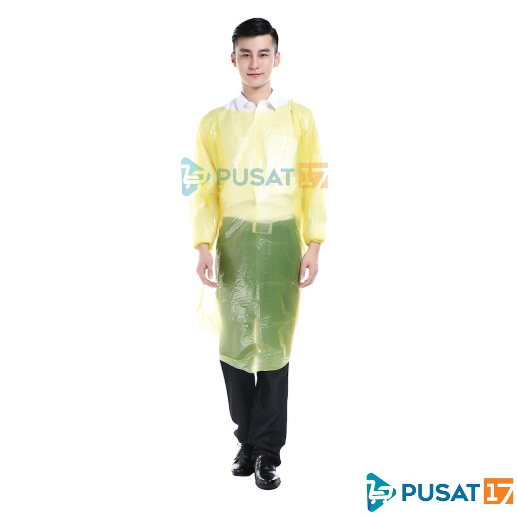 JAS HUJAN PLASTIK SEKALI PAKAI / JAS HUJAN PONCHO DISPOSABLE EMERGENCY RAINCOAT