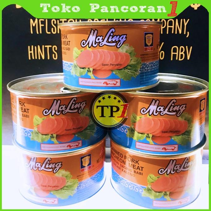 

Ma Ling TTS 397gr Luncheon Pork Meat / Ham Daging Babi Maling NON HALA