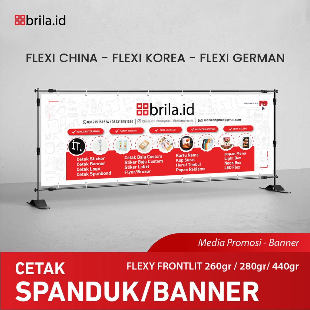 Jual Cetak Banner Spanduk Flexi China Korea Jerman Shopee Indonesia