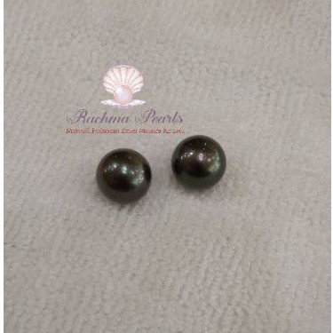 Butiran mutiara air laut warna hitam grade a asli original lombok