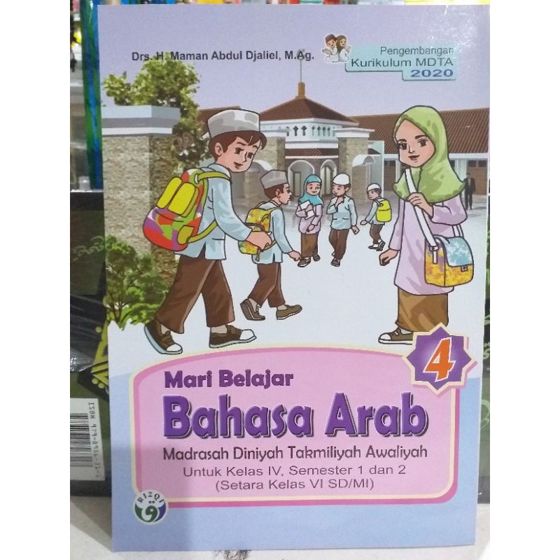 Bahasa Arab kelas 4 pengembangan MDTA kurikulum 2020 edisi mei 2023