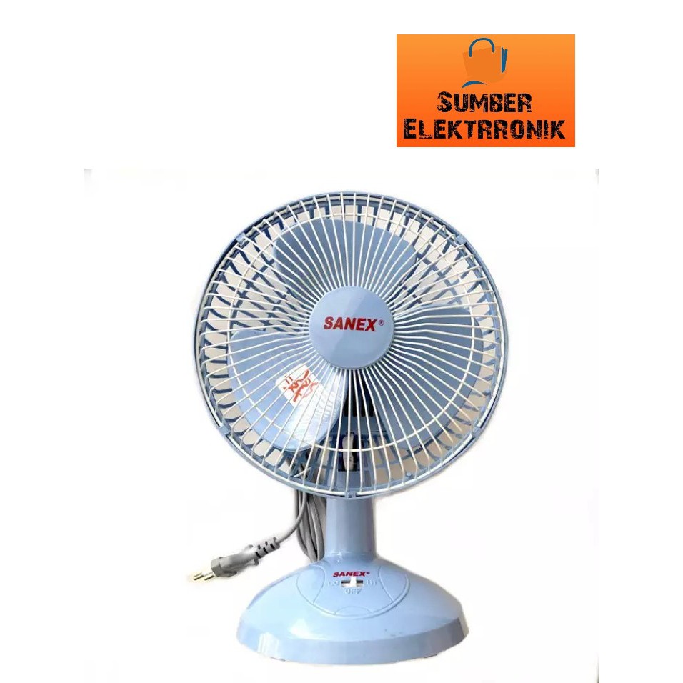 Kipas Angin Meja Sanex 6 inch FD-0687 Desk Fan SNI free bubble