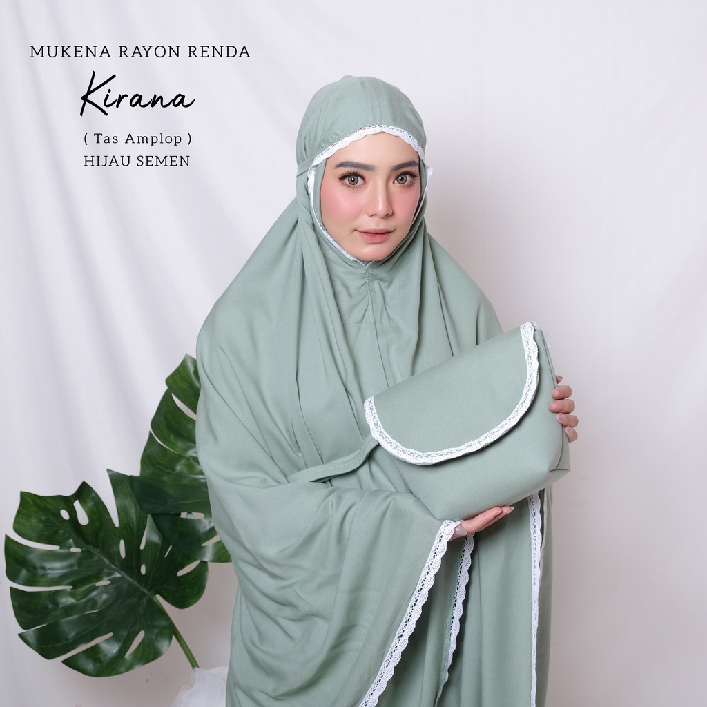 MUKENA BALI TASIK - MUKENA DEWASA RAYON RENDA KIRANA