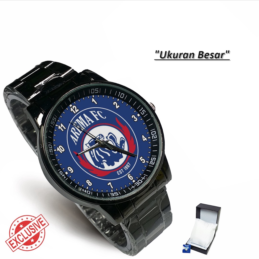 Jam Tangan Rantai Couple AREMA 11 AGUSTUS 1987 - 2 (Awesome)