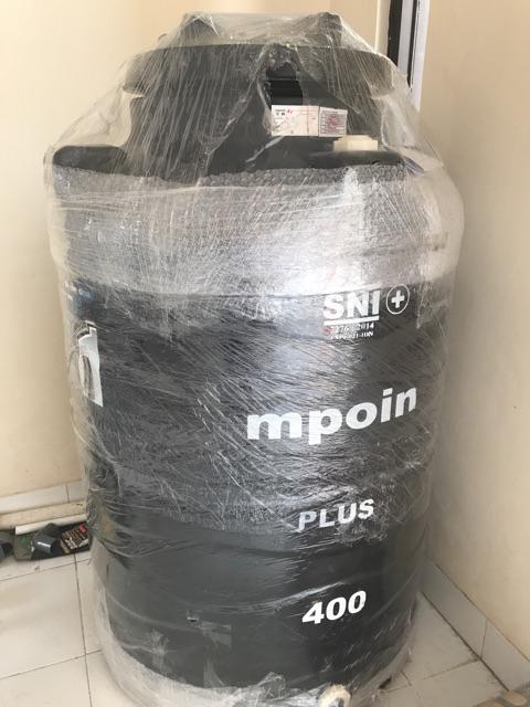 Mpoin Plus 375 L Wave -  Sni Tangki Air Tandon Air Toren Air Anti Pecah Anti Lumut Garansi 25th