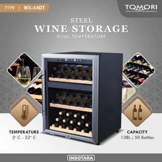 Wine Cooler | Tomori Wine Storage Steel WX-54DT