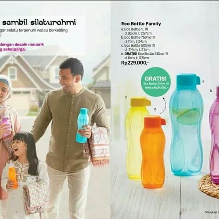Eco Botol Family Limited Stock TUPPERWARE PROMO BOTOL MINUM