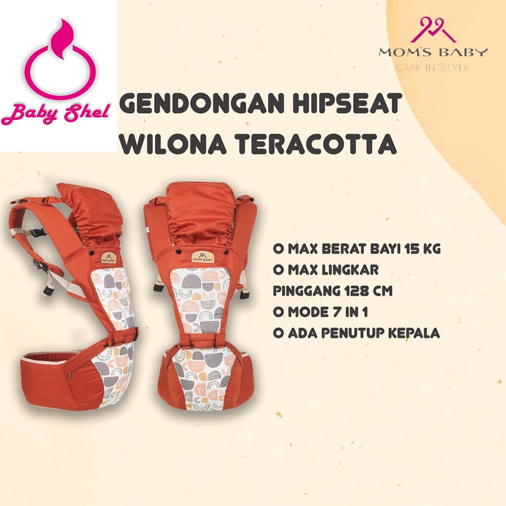 Moms Baby Gendongan Hipseat 7 in 1 Wilona Series - MBG2031