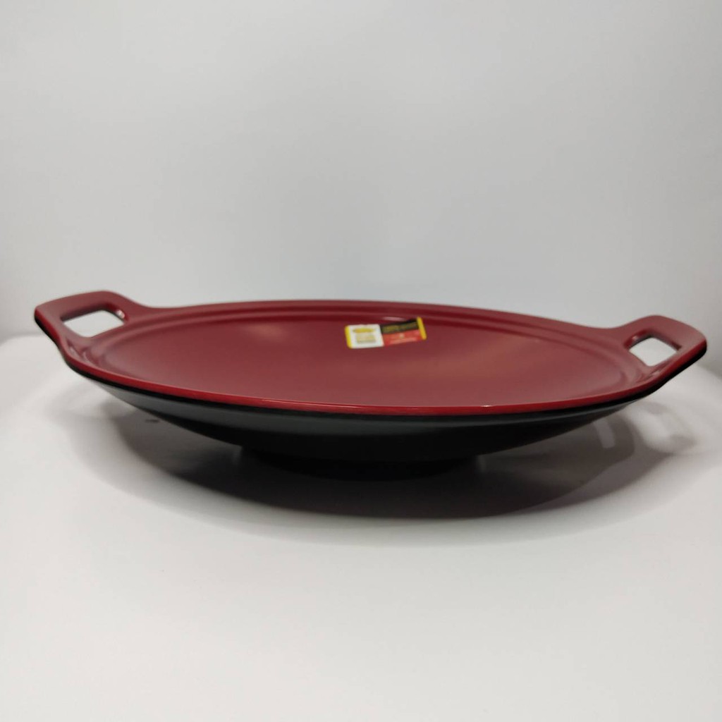 Piring melamin unik bentuk wajan (ukuran 8inch)