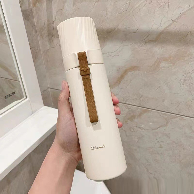 MARKAS BTL007 Botol Minum Tumblr Termos Aesthetic Tahan Panas Dingin Thermos Drinking Bottle Dengan Tali