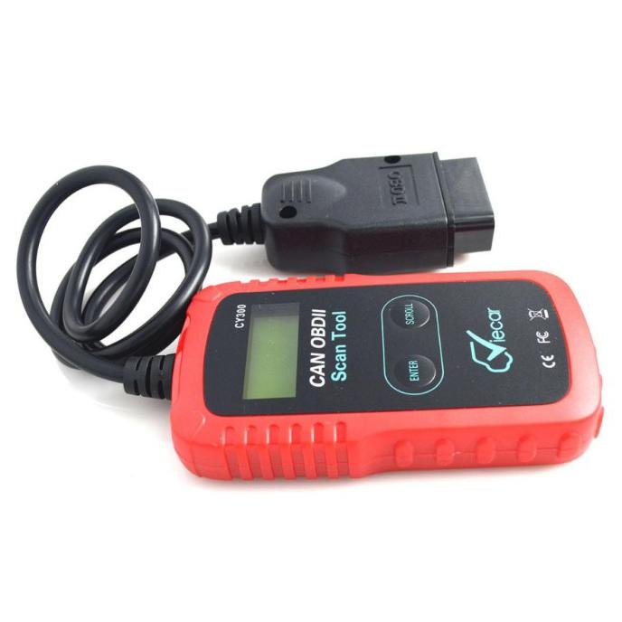Alat scaner EFI scanner mobil injeksi universal OBD2 CY-300 Black A376