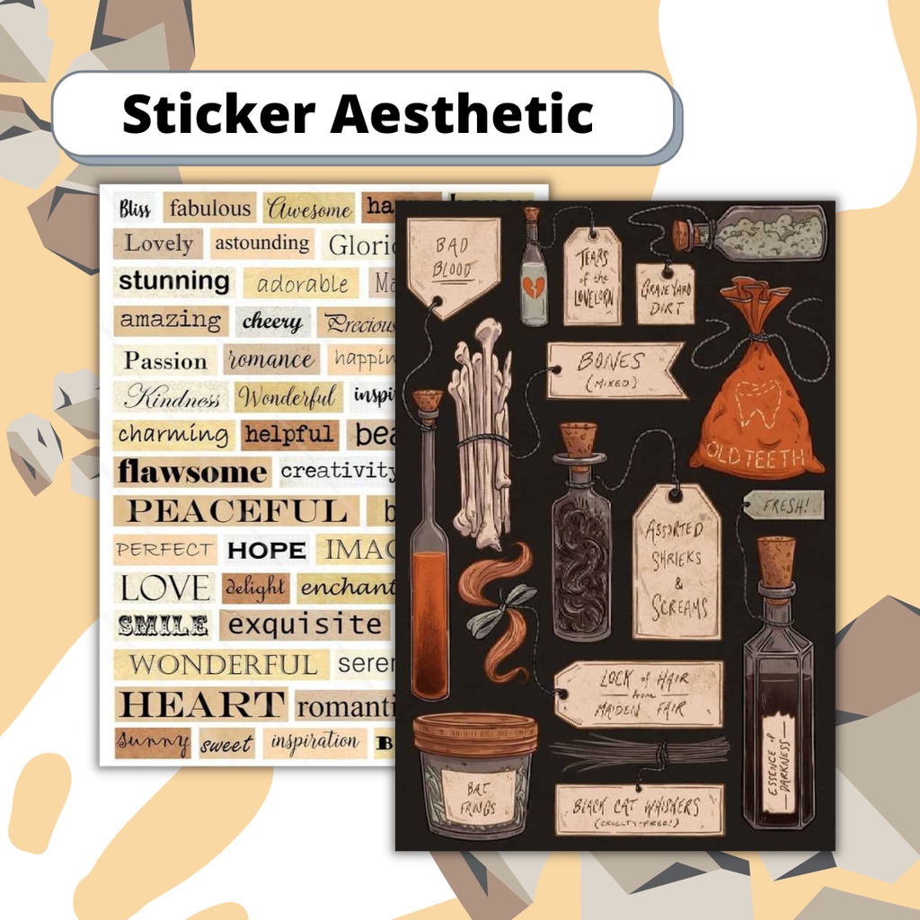 

❤️ZEVLONA❤️ (Code : A003) VINTAGE CLASSIC STIKER / STICKER | STICKER HP/LAPTOP | STICKER SCRAP BUJO