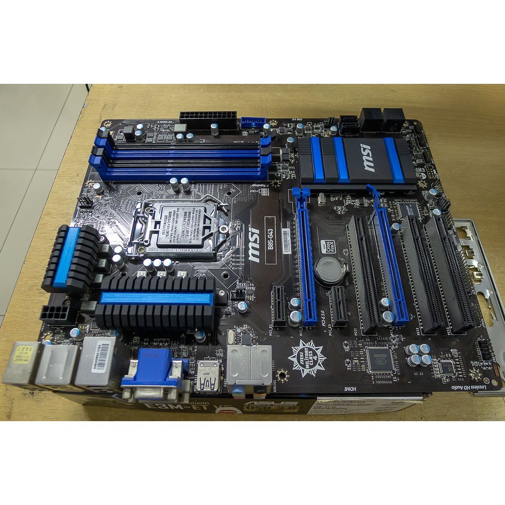 Mobo Motherboard GAMING MSI B85-G43 LGA1150 B85 H81 H87 H97 Q85 Q87 4-slot RAM 2-slot VGA USB 3.0