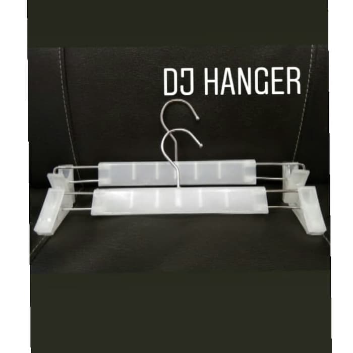 Hanger Jepit Plastik Impor Natural (31cm) | Gantungan Jepit Serbaguna