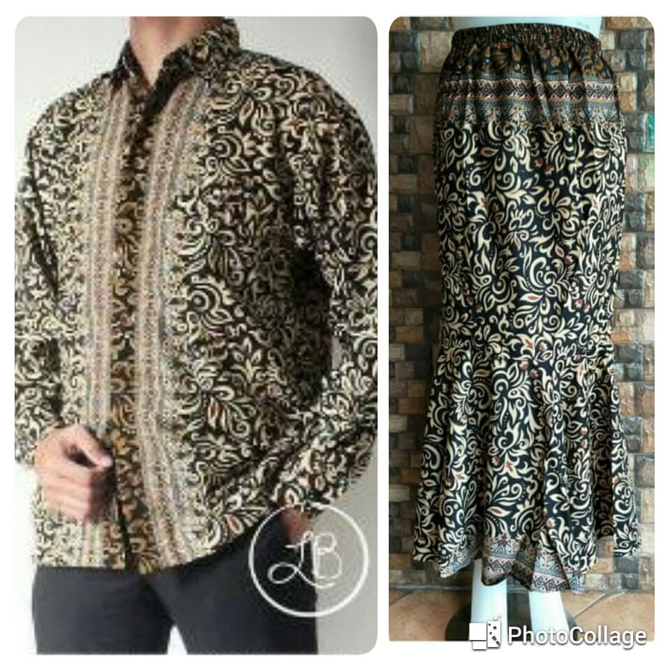 Rok  Mermaid Rok Duyung batik dan hem panjang pria modis