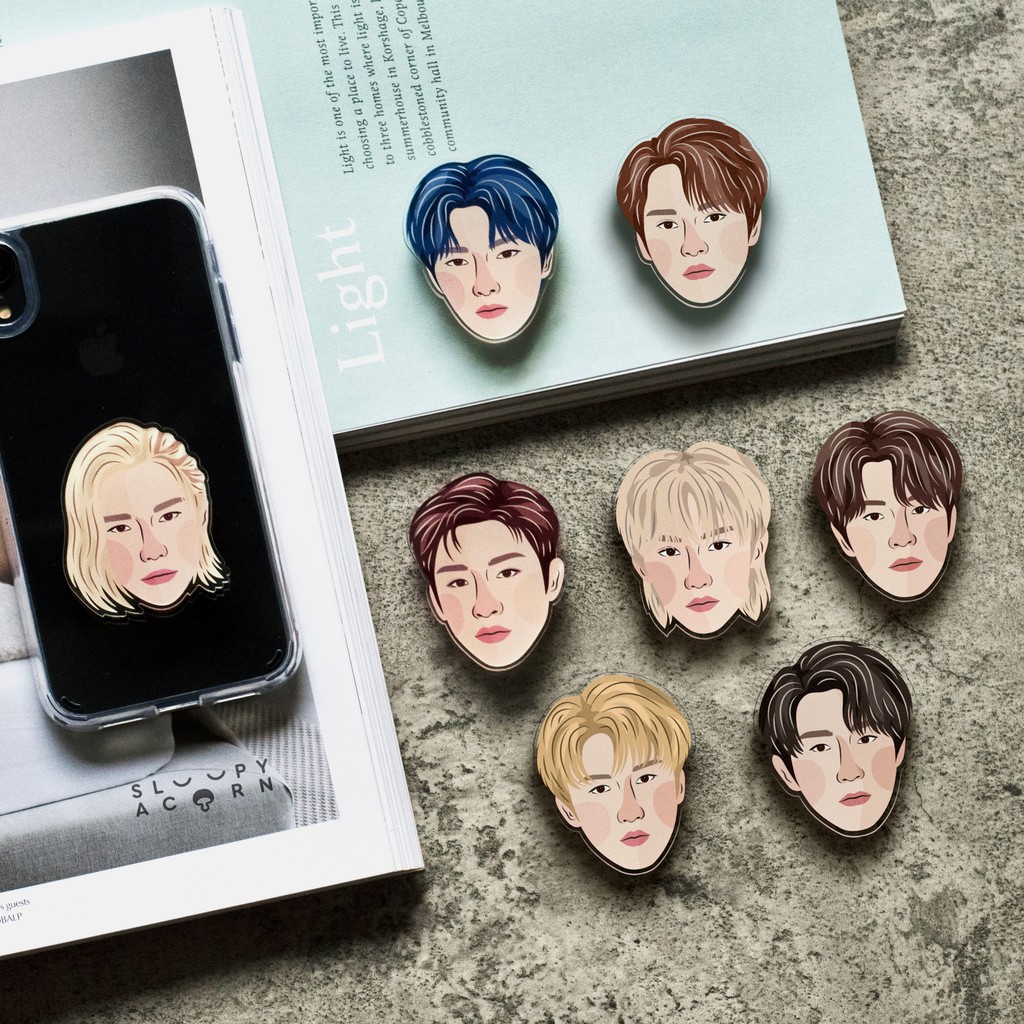 Stray Kids ALL IN Acrylic Popsocket Popstand Akrilik Pop Socket Stand SKZ Go Live In Life Inspired