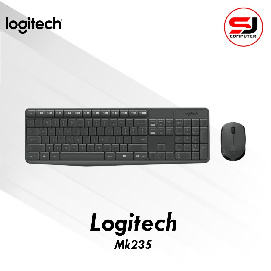 Keyboard Mouse Logitech MK235| Keyboard Wireless Combo