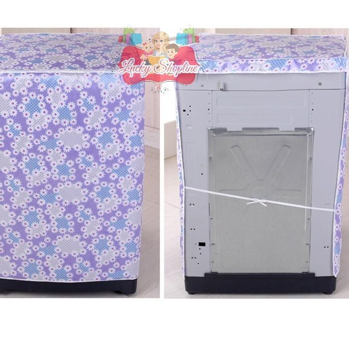✦ [Alonk.S] [Tipe C 2 Tabung] Cover Mesin Cuci Bahan satin ✸