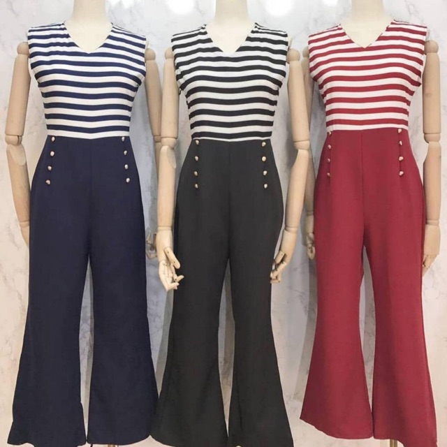 Jumpsuit panjang import bahan tebal