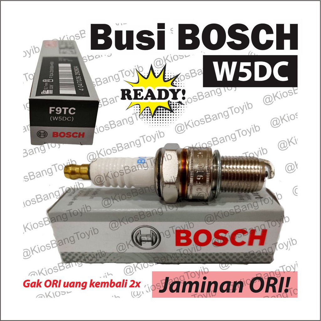 【𝐁𝐎𝐒𝐂𝐇】Busi Spark Plug Motor Matic Bebek Honda Yamaha Grand Supra Beat Vario Scoopy // Potong Rumput