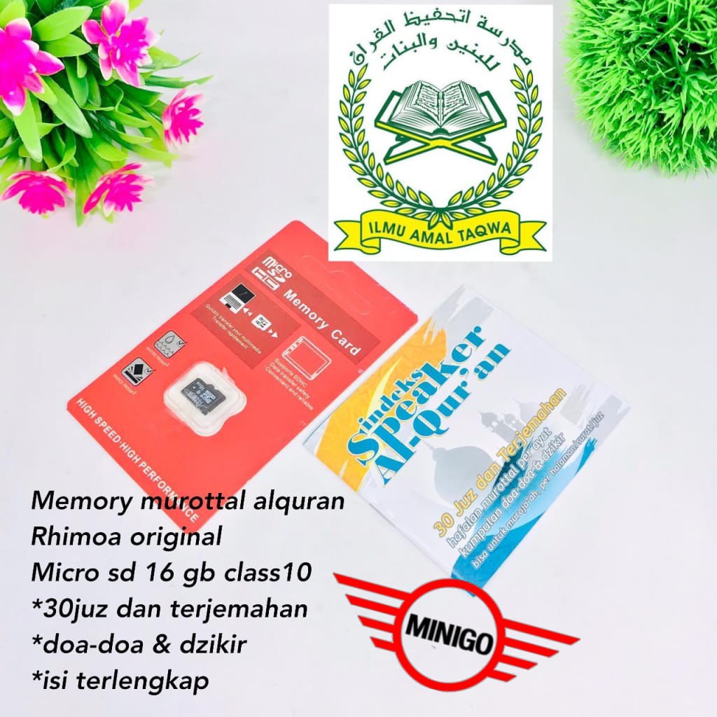 MEMORY CARD MICRO SD 16GB MEMORI ALQURAN DZIKIR 30 JUZ