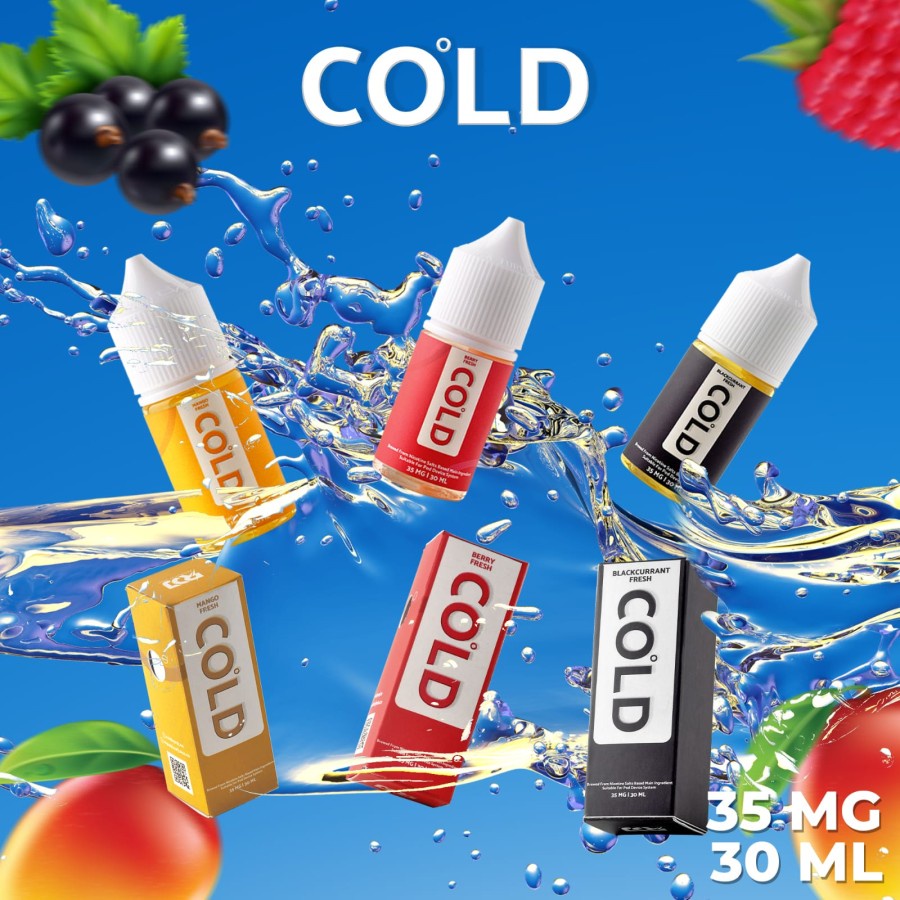 COLD SERIES AUTHENTIC NEW COLD SALT NIC LIQUID 30ML 35MG SERIES