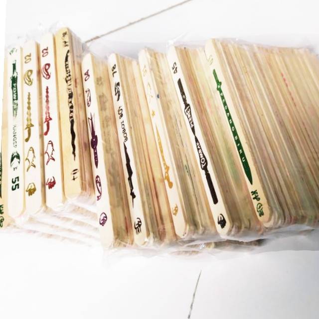 Mainan stik gebrak gambar karakter Ikat  Edukasi DiasahToys