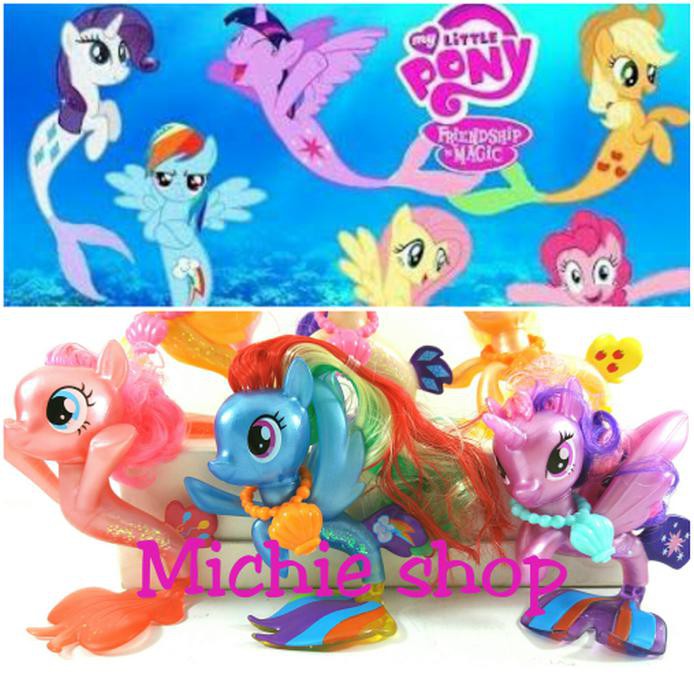 Figure My Little Pony Mermaid / Pony Duyung /Pony Tales