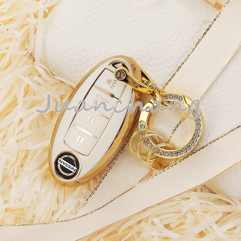 Casing Kunci Remote Mobil Bahan TPU Untuk Nissan Qashqai X-Trail T32 T31 Juke J10 J11