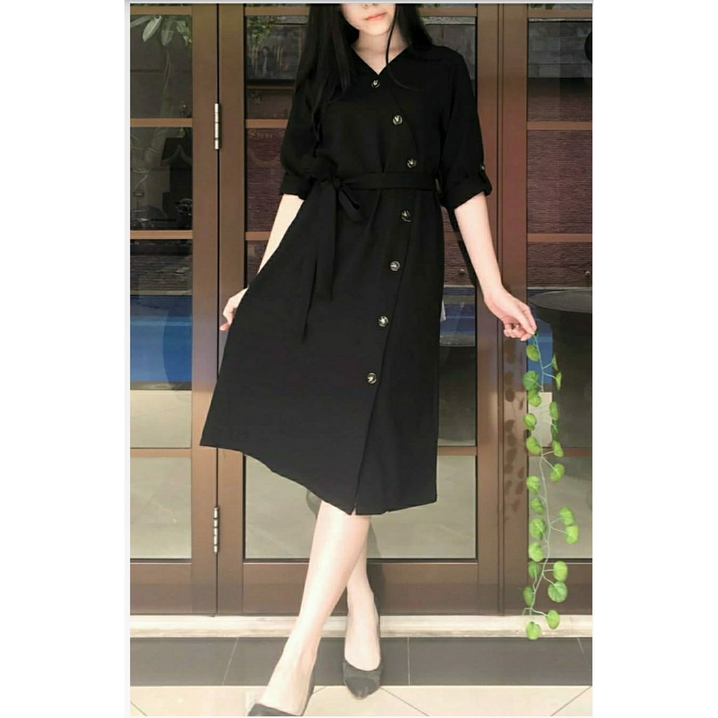 FWG - DRESS ICHIKO / DRESS WANITA / DRESS / DRESS KOREA STYLE / BAJU WANITA / PAKAIAN WANITA