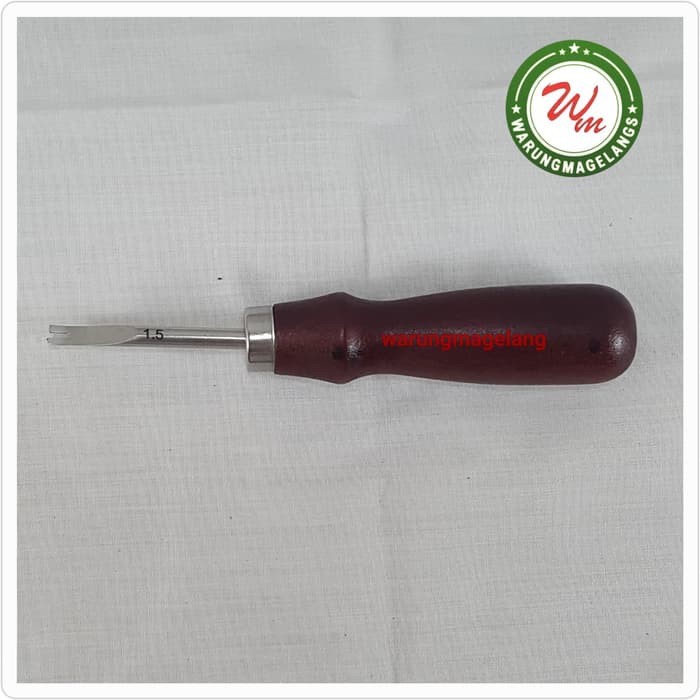 

RKY Edge Creaser bveler 1.5 mm Peralatan kulit leather tools RKY