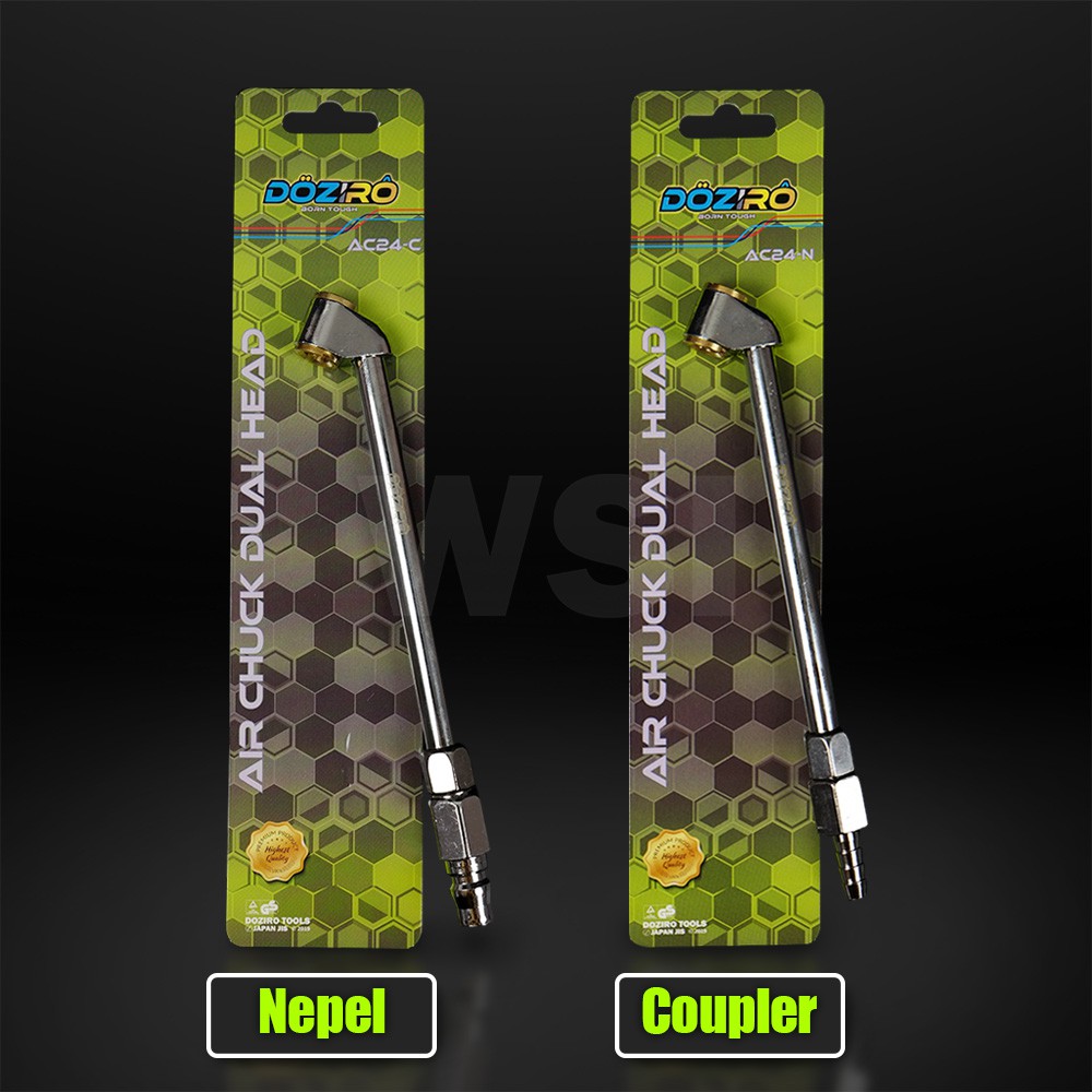 Air Chuck DH AC-24 Nepel | Dual Head Isian Angin Ban Nepel