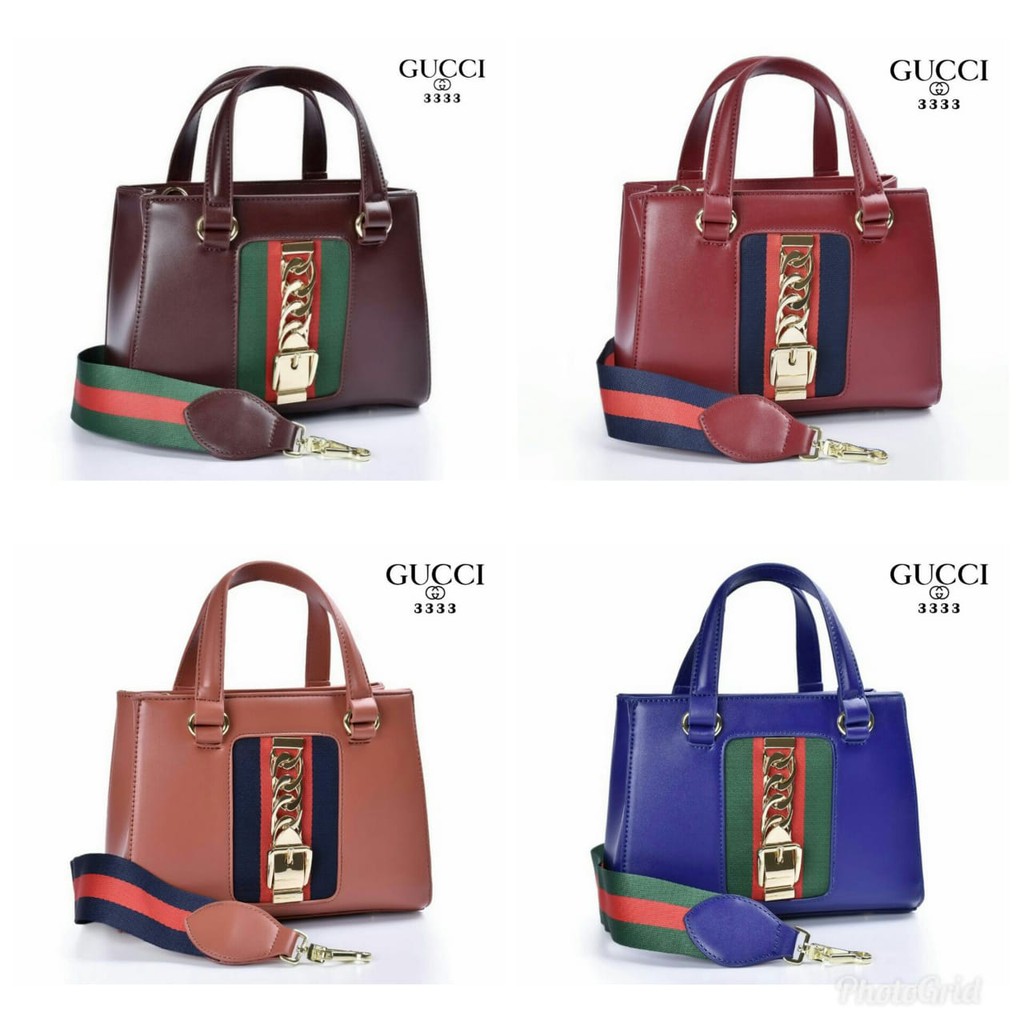 Promo Gucci Luxury Bag 3333 HAND BAG WANITA TAS SLEMPANG TAS IMPORT TAS BRANDED TAS BATAM MURAH