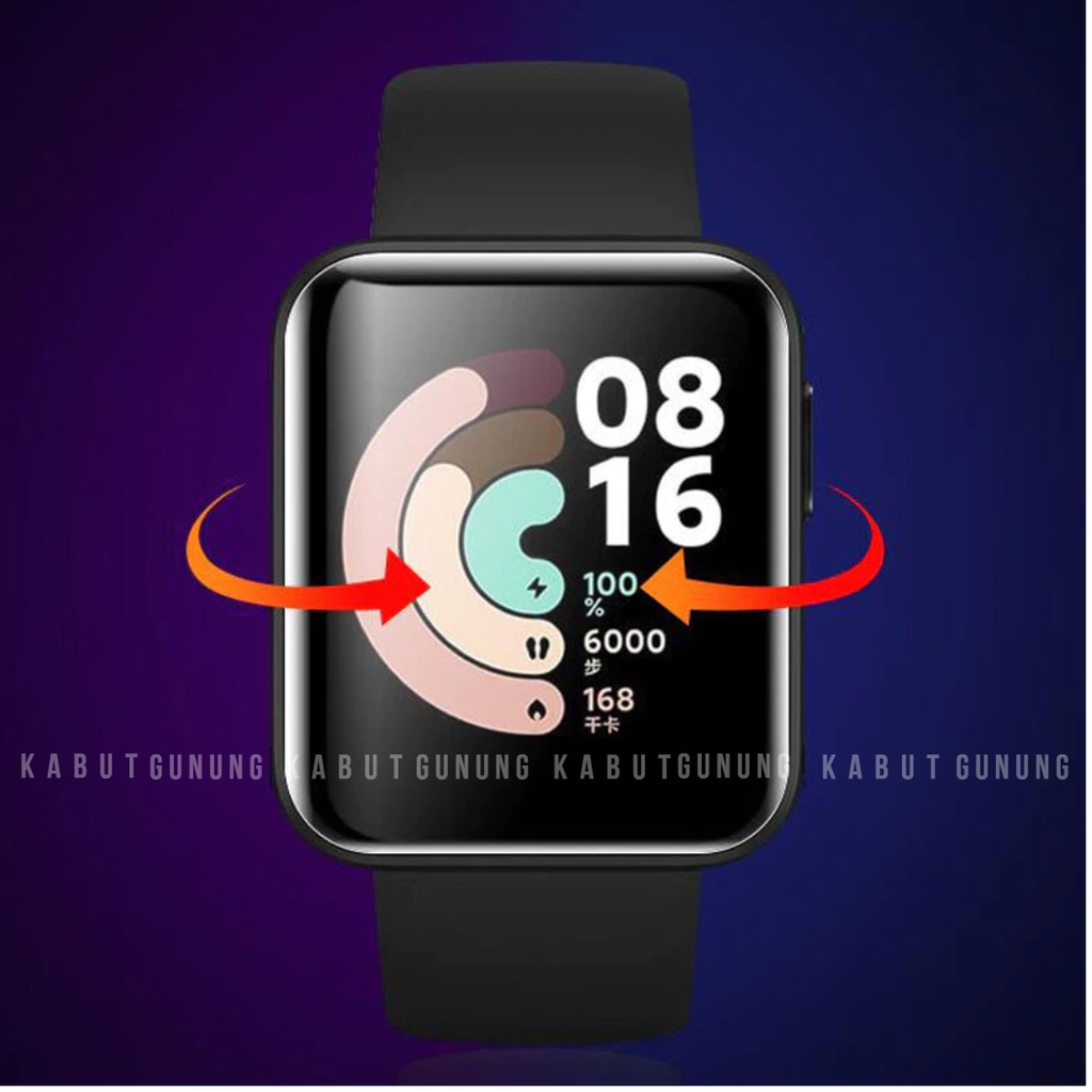 ANTI GORES Pelindung Layar Screen Protector For Realme Watch 2/2 Pro Smartwatch TPU Full