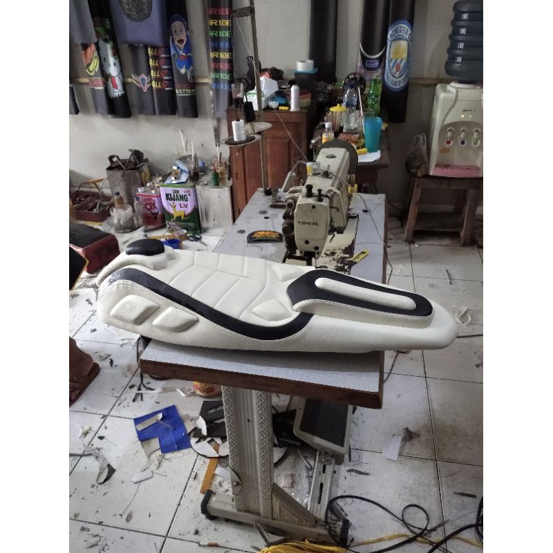 modifikasi jok beat new fi retro