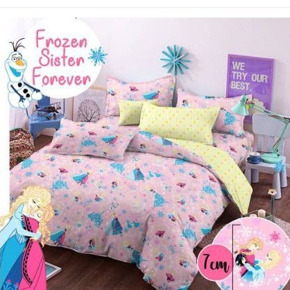BEDCOVER FROZEN uk.DOUBLE isi silikon selimut anak
