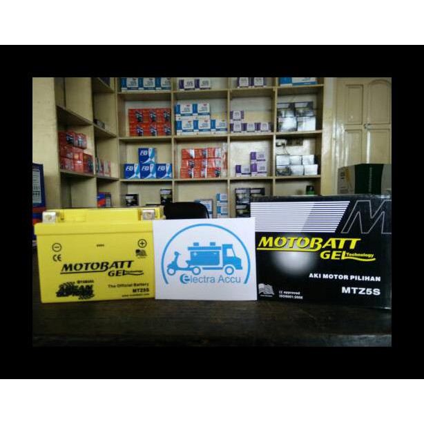 Sale Aki Motor Yamaha R15 Motobatt Mtz5S Aki Kering / Aki Gel Terpercaya