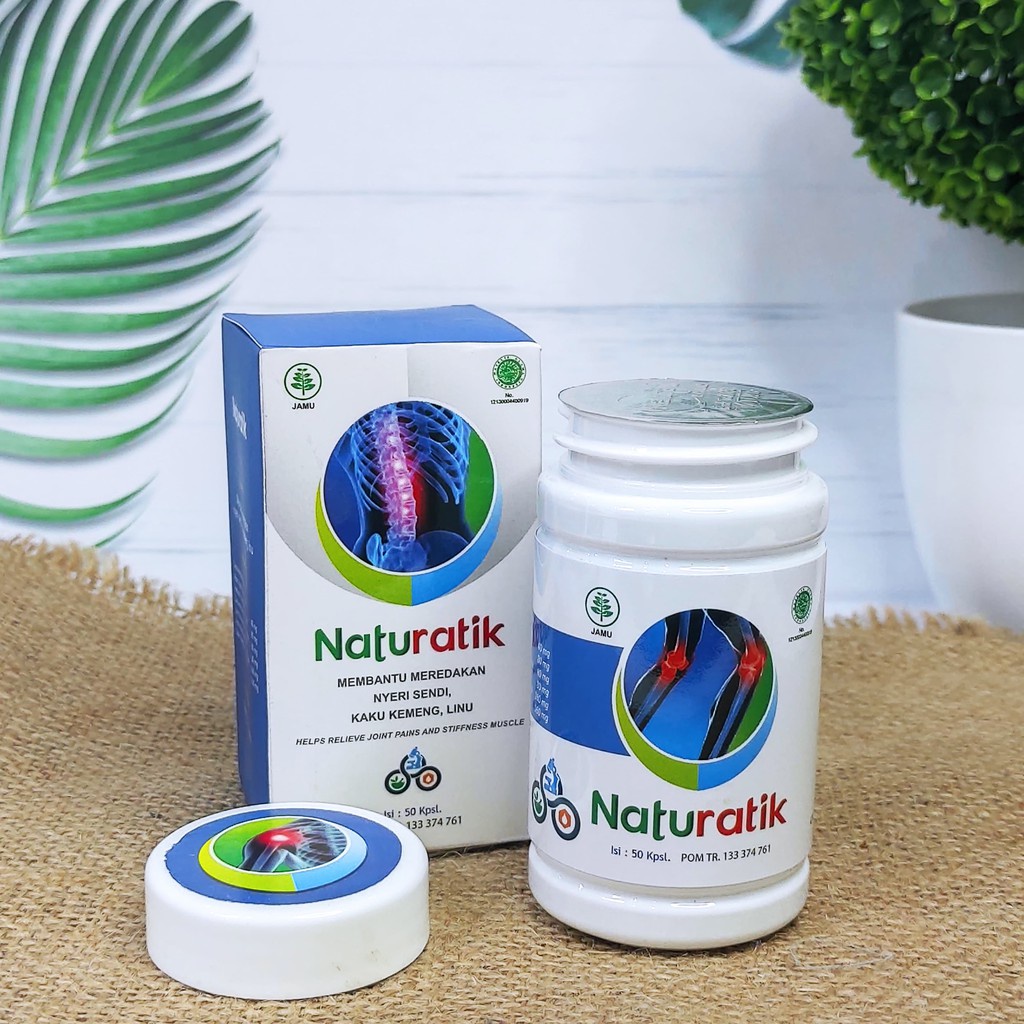 

NATURATIK BY NATURAFIT - OBAT HERBAL ASAM URAT | Rematik | Pegal Linu Dan Nyeri Sendi