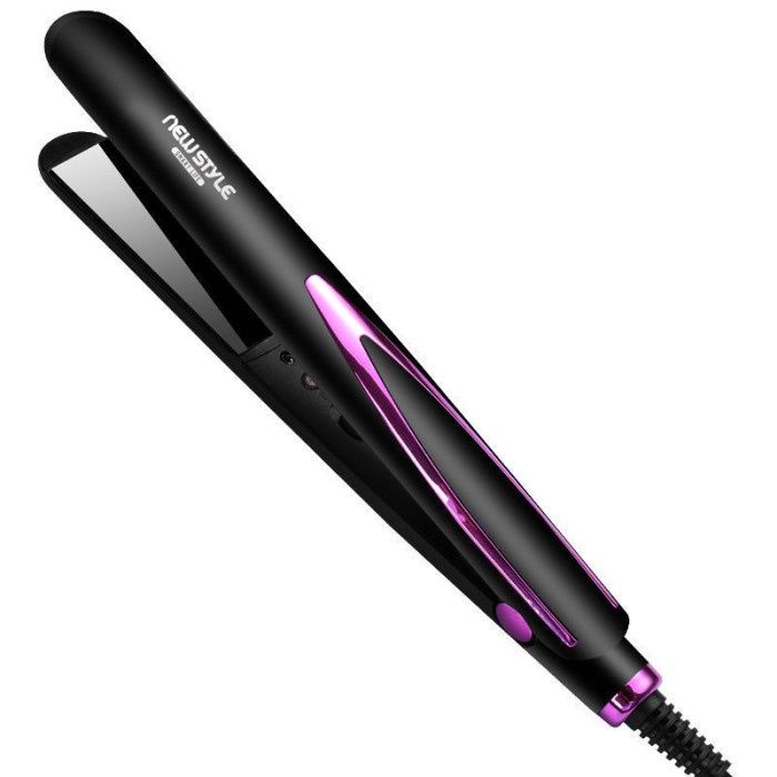 Catokan Rambut A08 Hair Straightener Catok Rambut Lurus Keriting Curly - Hitam(R5S6) Sisir Catokan S