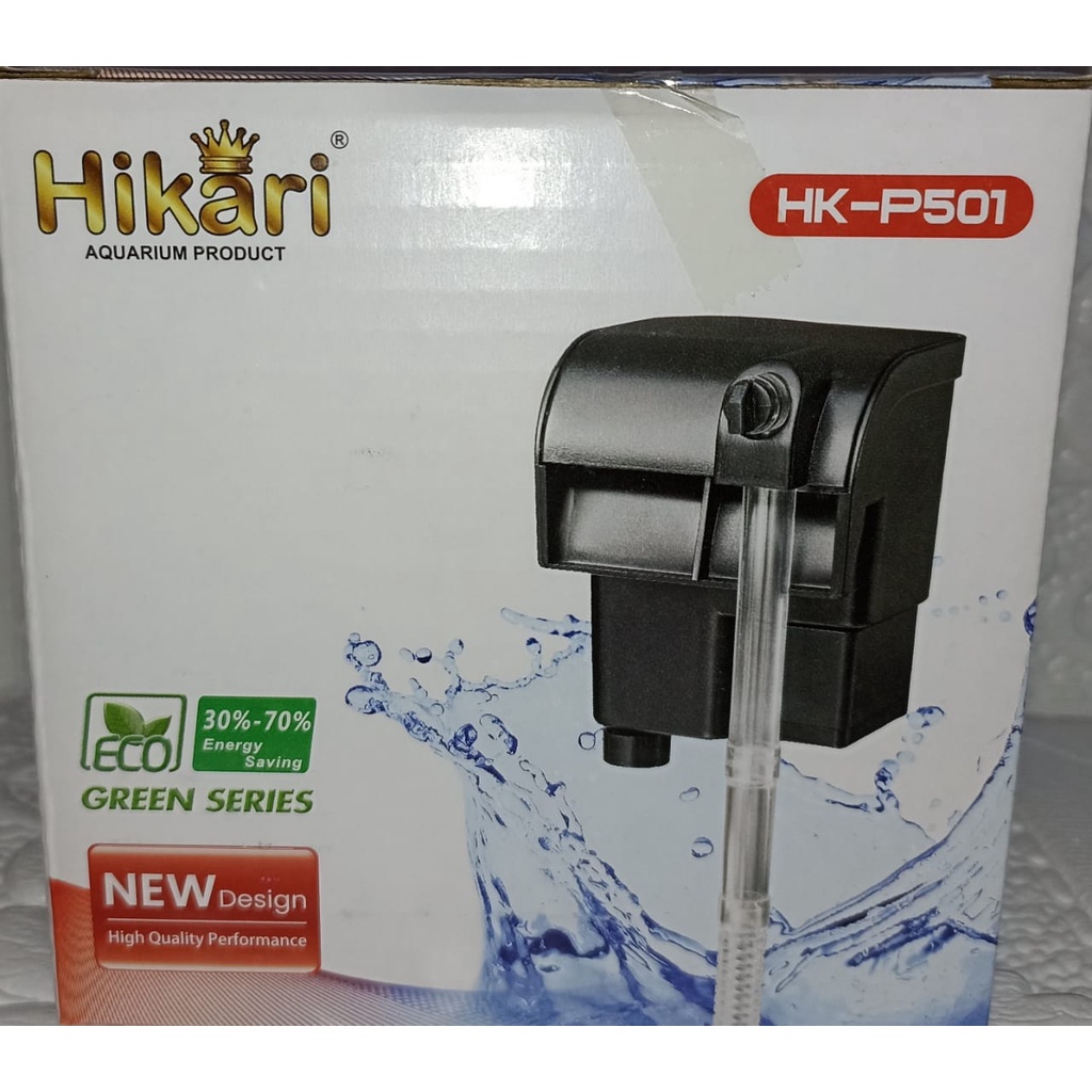 HANG ON FILTER-HIKARI-HK-P501,HANG ON FILTER+POMPA UNTUK MINI AQUARIUM