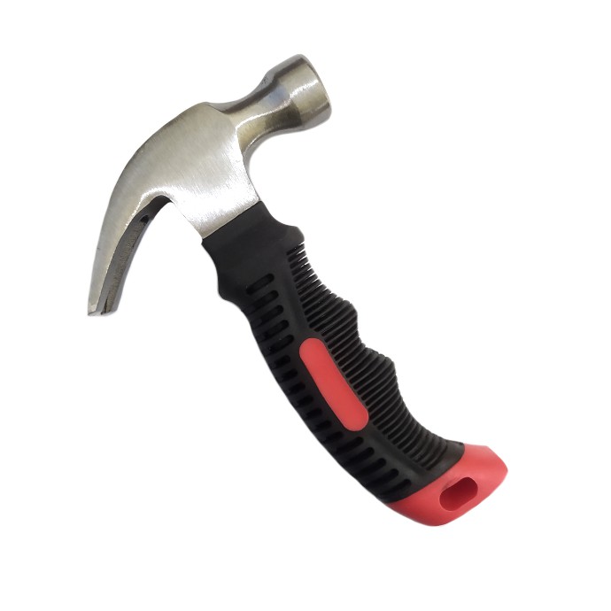 Palu Kambing Mini Cebol Palu Cebol 80 oz Gagang Fiber Karet / Mini Claw Hammer / Martil Mini Palu-5